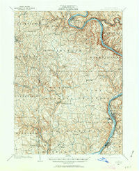 Kittanning Pennsylvania Historical topographic map, 1:62500 scale, 15 X 15 Minute, Year 1900