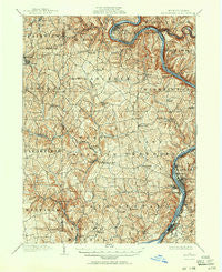 Kittanning Pennsylvania Historical topographic map, 1:62500 scale, 15 X 15 Minute, Year 1902