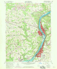 Kittanning Pennsylvania Historical topographic map, 1:24000 scale, 7.5 X 7.5 Minute, Year 1958