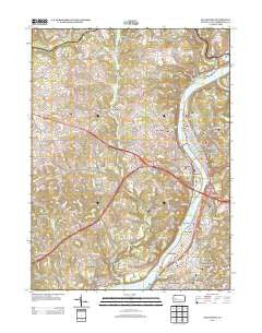 Kittanning Pennsylvania Historical topographic map, 1:24000 scale, 7.5 X 7.5 Minute, Year 2013
