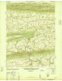 Klingerstown Pennsylvania Historical topographic map, 1:24000 scale, 7.5 X 7.5 Minute, Year 1947