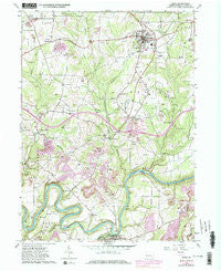 Knox Pennsylvania Historical topographic map, 1:24000 scale, 7.5 X 7.5 Minute, Year 1963