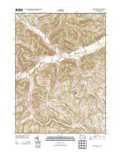 Knoxville Pennsylvania Historical topographic map, 1:24000 scale, 7.5 X 7.5 Minute, Year 2013