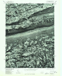 Kunkletown Pennsylvania Historical topographic map, 1:24000 scale, 7.5 X 7.5 Minute, Year 1976