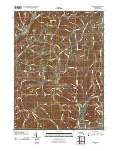 Lairdsville Pennsylvania Historical topographic map, 1:24000 scale, 7.5 X 7.5 Minute, Year 2010