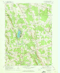 Lake Canadohta Pennsylvania Historical topographic map, 1:24000 scale, 7.5 X 7.5 Minute, Year 1967