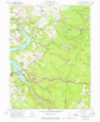 Lake Lynn Pennsylvania Historical topographic map, 1:24000 scale, 7.5 X 7.5 Minute, Year 1960