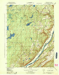 Lake Maskenozha Pennsylvania Historical topographic map, 1:31680 scale, 7.5 X 7.5 Minute, Year 1943