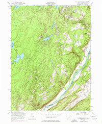 Lake Maskenozha Pennsylvania Historical topographic map, 1:24000 scale, 7.5 X 7.5 Minute, Year 1954