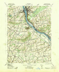 Lambertville New Jersey Historical topographic map, 1:31680 scale, 7.5 X 7.5 Minute, Year 1943