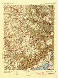 Lansdowne Pennsylvania Historical topographic map, 1:31680 scale, 7.5 X 7.5 Minute, Year 1946