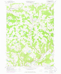 Le Raysville Pennsylvania Historical topographic map, 1:24000 scale, 7.5 X 7.5 Minute, Year 1967