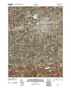 Lebanon Pennsylvania Historical topographic map, 1:24000 scale, 7.5 X 7.5 Minute, Year 2010