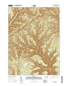 Lee Fire Tower Pennsylvania Current topographic map, 1:24000 scale, 7.5 X 7.5 Minute, Year 2016