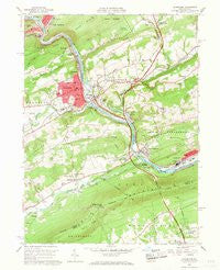 Lehighton Pennsylvania Historical topographic map, 1:24000 scale, 7.5 X 7.5 Minute, Year 1960