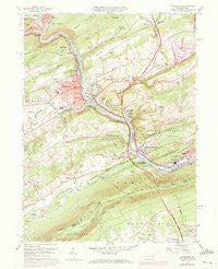 Lehighton Pennsylvania Historical topographic map, 1:24000 scale, 7.5 X 7.5 Minute, Year 1960
