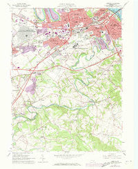 Lemoyne Pennsylvania Historical topographic map, 1:24000 scale, 7.5 X 7.5 Minute, Year 1963