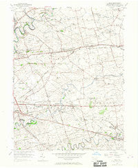Leola Pennsylvania Historical topographic map, 1:24000 scale, 7.5 X 7.5 Minute, Year 1956