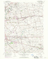 Leola Pennsylvania Historical topographic map, 1:24000 scale, 7.5 X 7.5 Minute, Year 1956