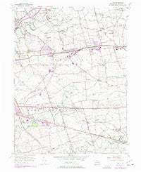 Leola Pennsylvania Historical topographic map, 1:24000 scale, 7.5 X 7.5 Minute, Year 1956