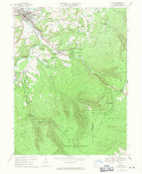 Ligonier Pennsylvania Historical topographic map, 1:24000 scale, 7.5 X 7.5 Minute, Year 1967