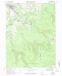Ligonier Pennsylvania Historical topographic map, 1:24000 scale, 7.5 X 7.5 Minute, Year 1967