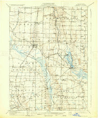 Linesville Pennsylvania Historical topographic map, 1:62500 scale, 15 X 15 Minute, Year 1908