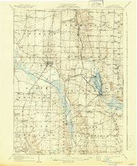 Linesville Pennsylvania Historical topographic map, 1:62500 scale, 15 X 15 Minute, Year 1908