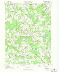 Little Meadows Pennsylvania Historical topographic map, 1:24000 scale, 7.5 X 7.5 Minute, Year 1967