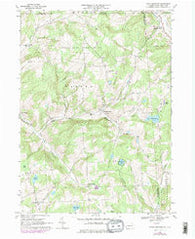 Little Meadows Pennsylvania Historical topographic map, 1:24000 scale, 7.5 X 7.5 Minute, Year 1967