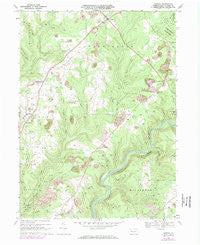 Lucinda Pennsylvania Historical topographic map, 1:24000 scale, 7.5 X 7.5 Minute, Year 1967