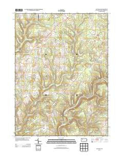 Lucinda Pennsylvania Historical topographic map, 1:24000 scale, 7.5 X 7.5 Minute, Year 2013