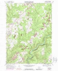 Lucinda Pennsylvania Historical topographic map, 1:24000 scale, 7.5 X 7.5 Minute, Year 1967