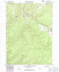 Ludlow Pennsylvania Historical topographic map, 1:24000 scale, 7.5 X 7.5 Minute, Year 1966