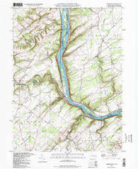 Lumberville Pennsylvania Historical topographic map, 1:24000 scale, 7.5 X 7.5 Minute, Year 1997