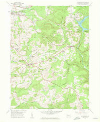 Luthersburg Pennsylvania Historical topographic map, 1:24000 scale, 7.5 X 7.5 Minute, Year 1959