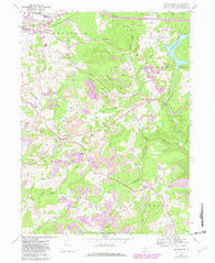 Luthersburg Pennsylvania Historical topographic map, 1:24000 scale, 7.5 X 7.5 Minute, Year 1959