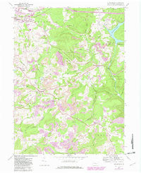 Luthersburg Pennsylvania Historical topographic map, 1:24000 scale, 7.5 X 7.5 Minute, Year 1959