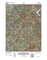 Luthersburg Pennsylvania Historical topographic map, 1:24000 scale, 7.5 X 7.5 Minute, Year 2010