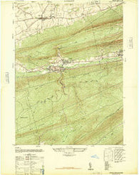 Lykens Pennsylvania Historical topographic map, 1:24000 scale, 7.5 X 7.5 Minute, Year 1947