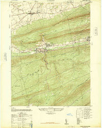 Lykens Pennsylvania Historical topographic map, 1:24000 scale, 7.5 X 7.5 Minute, Year 1947