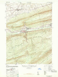 Lykens Pennsylvania Historical topographic map, 1:24000 scale, 7.5 X 7.5 Minute, Year 1947