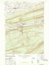 Lykens Pennsylvania Historical topographic map, 1:24000 scale, 7.5 X 7.5 Minute, Year 1947