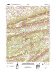 Lykens Pennsylvania Historical topographic map, 1:24000 scale, 7.5 X 7.5 Minute, Year 2013