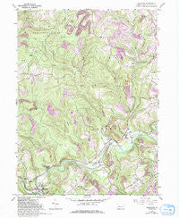 Mahaffey Pennsylvania Historical topographic map, 1:24000 scale, 7.5 X 7.5 Minute, Year 1959