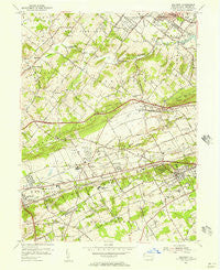 Malvern Pennsylvania Historical topographic map, 1:24000 scale, 7.5 X 7.5 Minute, Year 1955