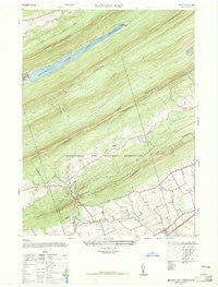 Manada Gap Pennsylvania Historical topographic map, 1:24000 scale, 7.5 X 7.5 Minute, Year 1947