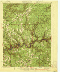 Marienville Pennsylvania Historical topographic map, 1:62500 scale, 15 X 15 Minute, Year 1941