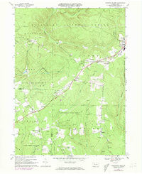 Marienville West Pennsylvania Historical topographic map, 1:24000 scale, 7.5 X 7.5 Minute, Year 1967