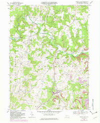 Marion Center Pennsylvania Historical topographic map, 1:24000 scale, 7.5 X 7.5 Minute, Year 1968